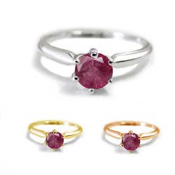 แหวนทับทิม-แหวนเงิน-แหวนพลอย-ทับทิมแท้-R1184rb