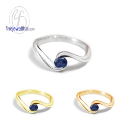 แหวนไพลิน-แหวนเงิน-แหวนพลอยแท้-แหวนประจำเดือนเกิด-R1188bl