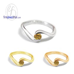 แหวนซิทริน-แหวนเงิน-แหวนพลอยแท้-แหวนประจำเดือนเกิด-R1188ct