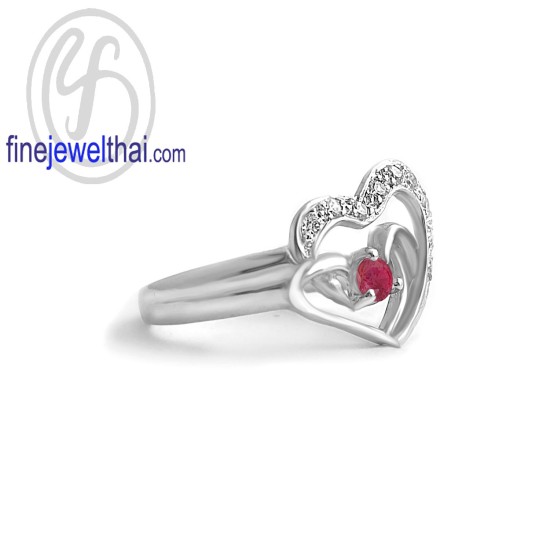 แหวนทับทิม-เพชรcz-แหวนเงิน-แหวนพลอย-ทับทิมแท้-R1190rb แหวนทับทิม-เพชรcz-แหวนเงิน-แหวนพลอย-ทับทิมแท้-R1190rb