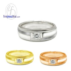 แหวนเพชร-แหวนเงิน-เพชรแท้-เงินแท้925-แหวนหมั้น-แหวนแต่งงาน-R1192di