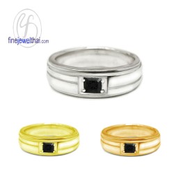 แหวนนิล-แหวนเงิน-แหวนพลอย-นิลแท้-R1192on