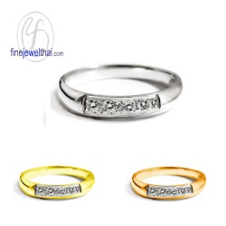แหวนเพชร-แหวนเงิน-เพชรสังเคราะห์-เงินแท้-แหวนหมั้น-แหวนแต่งงาน-R1198cz
