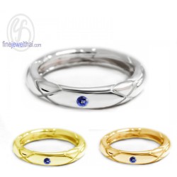 แหวนไพลิน-แหวนเงิน-แหวนพลอยแท้-แหวนประจำเดือนเกิด-R1204bl