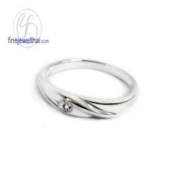 แหวนเงินแท้-แหวนเพชรแท้-แหวนหมั้น-แหวนแต่งงาน-Finejewelthai-R1206di