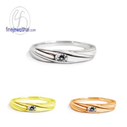 แหวนเงินแท้-แหวนเพชรแท้-แหวนหมั้น-แหวนแต่งงาน-Finejewelthai-R1206di