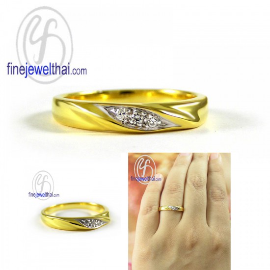 แหวนเพชร-แหวนเงิน-เพชรแท้-เงินแท้925-แหวนหมั้น-แหวนแต่งงาน-R1206di3p