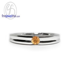 แหวนซิทริน-แหวนเงิน-แหวนพลอยแท้-แหวนประจำเดือนเกิด-R1207ct แหวนซิทริน-แหวนเงิน-แหวนพลอยแท้-แหวนประจำเดือนเกิด-R1207ct