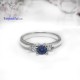 Blue-apphire-Diamond-CZ-Silver-Birthstone-Ring-Finejewelthai-R1208bl