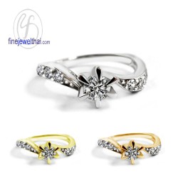 แหวนเพชร-แหวนเงิน-เพชรสังเคราะห์-เงินแท้-แหวนหมั้น-แหวนแต่งงาน-R1211cz