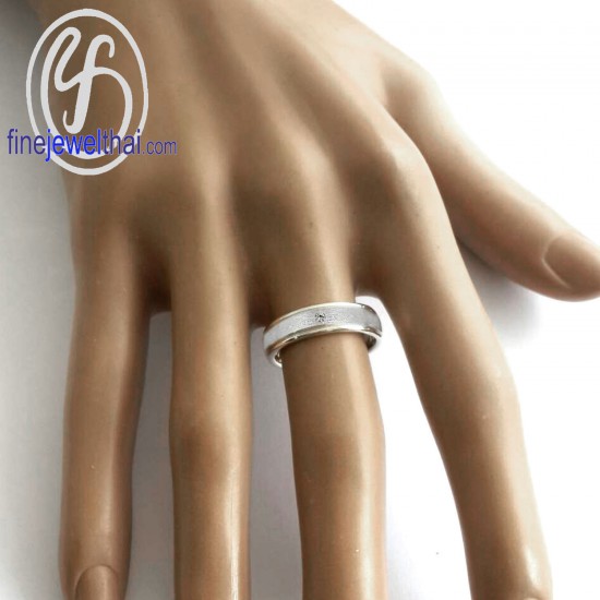 แหวนเพชร-แหวนเงิน-เพชรสังเคราะห์-เงินแท้-แหวนหมั้น-แหวนแต่งงาน-R1215czm