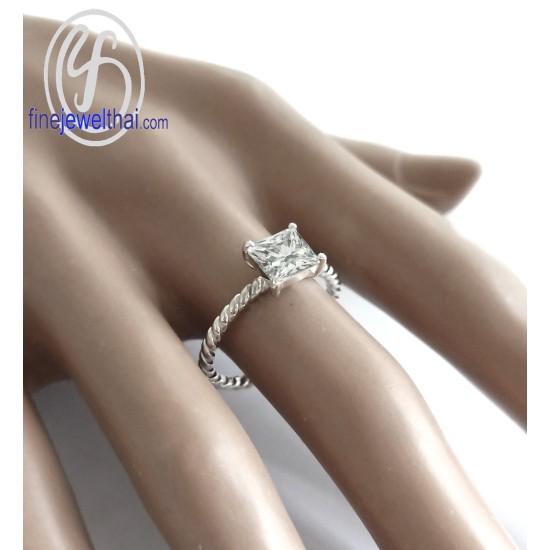 แหวนเพชร-แหวนเงิน-เพชรสังเคราะห์-เงินแท้925-R1231cz-pc แหวนเพชร-แหวนเงิน-เพชรสังเคราะห์-เงินแท้925-R1231cz-pc