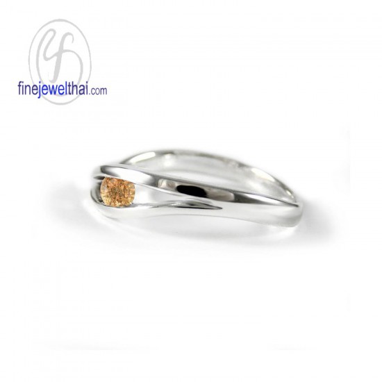 แหวนบุษราคัม-แหวนเงิน-บุษราคัมแท้-เงินแท้-แหวนพลอยแท้-แหวนพลอยประจำเดือนเกิด-R1234yl