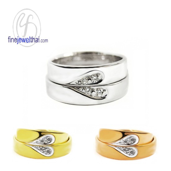 แหวนคู่-แหวนเงินแท้-แหวนเพชร-แหวนหมั้น-แหวนแต่งงาน-Finejewelthai-RC1236di_1