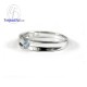 Aquamarine-Silver-Birthstone-Ring-Finejewelthai-R1240aq