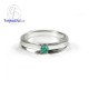Emerald-Silver-Birthstone-Ring-Finejewelthai-R1240em