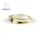 Garnet-Silver-Gold-Birthstone-Ring-Finejewelthai-R1240gm-g