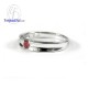 แหวนทับทิม-แหวนเงิน-ทับทิมแท้-เงินแท้-แหวนพลอยแท้-แหวนพลอยประจำเดือนเกิด-R1240rb
