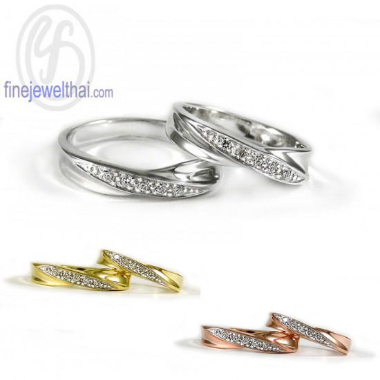 แหวนเพชรสังเคราะห์-แหวนเงินแท้-แหวนคู่-แหวนหมั้น-แหวนแต่งงาน-R1244_5cz
