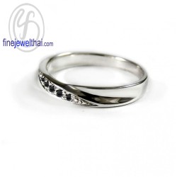 แหวนนิล-แหวนเงิน-นิลแท้-เงินแท้925-แหวนพลอย-R1245on