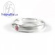 แหวนทับทิม-ทับทิมแท้-แหวนเงิน-แหวนพลอยแท้-แหวนประจำเดือนเกิด-R1247rb