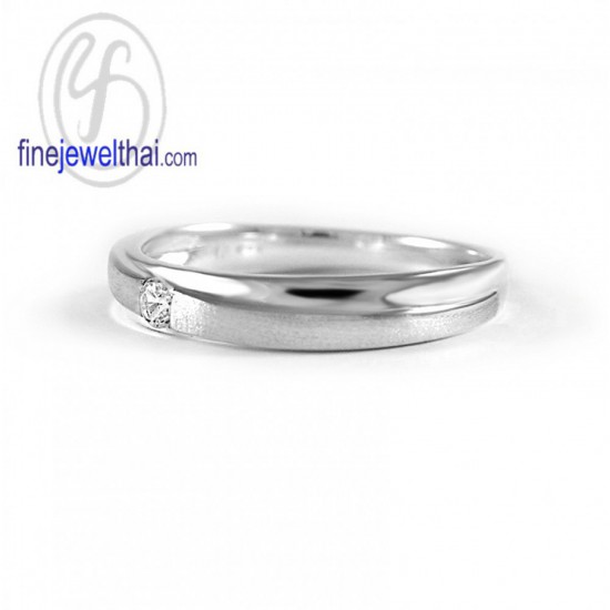 แหวนเพชรสังเคราะห์-แหวนเงินแท้-แหวนคู่-แหวนหมั้น-แหวนแต่งงาน-RC1248czm