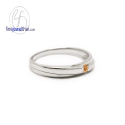 แหวนซิทริน-แหวนเงิน-ซิทรินแท้-เงินแท้925-R1248ct แหวนซิทริน-แหวนเงิน-ซิทรินแท้-เงินแท้925-R1248ct