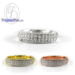 แหวนเพชร-แหวนเงิน-เพชรสังเคราะห์-เงินแท้-แหวนหมั้น-แหวนแต่งงาน-R1249cz