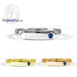 แหวนไพลิน-แหวนเงิน-แหวนพลอยแท้-แหวนประจำเดือนเกิด-R1250bl