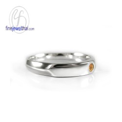 แหวนซิทริน-แหวนเงิน-แหวนพลอยแท้-แหวนประจำเดือนเกิด-R1250ct