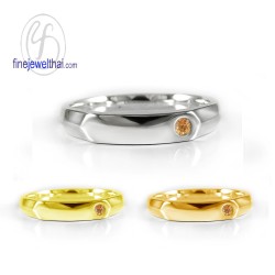 แหวนซิทริน-แหวนเงิน-แหวนพลอยแท้-แหวนประจำเดือนเกิด-R1250ct