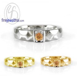 แหวนซิทริน-แหวนเงิน-แหวนพลอยแท้-แหวนประจำเดือนเกิด-R1252ct