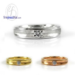 แหวนเพชร-แหวนเงิน-เพชรสังเคราะห์-เงินแท้-แหวนหมั้น-แหวนแต่งงาน-R1254cz