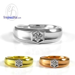แหวนเพชร-แหวนเงิน-เพชรสังเคราะห์-เงินแท้-แหวนหมั้น-แหวนแต่งงาน-R1255cz
