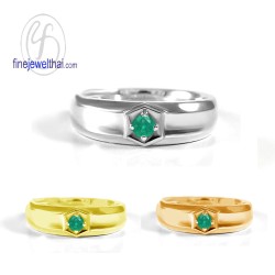 แหวนมรกต-แหวนเงิน-แหวนพลอยแท้-แหวนประจำเดือนเกิด-R1255em