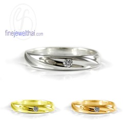 แหวนเพชร-แหวนเงิน-แหวนแต่งงาน-แหวนหมั้น-R1260cz