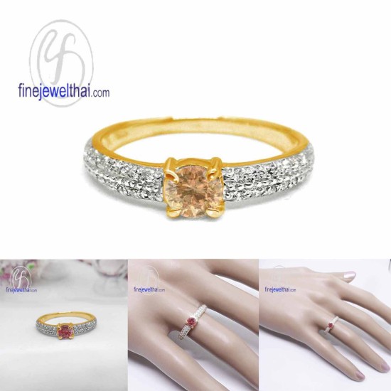 แหวนซิทริน-ซิทรินแท้-เพชรสังเคราะห์-แหวนพลอย-แหวนเงินแท้-R1261ct แหวนซิทริน-ซิทรินแท้-เพชรสังเคราะห์-แหวนพลอย-แหวนเงินแท้-R1261ct