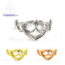 แหวนเพชร-แหวนเงิน-เพชรสังเคราะห์-เงินแท้-แหวนหมั้น-แหวนแต่งงาน-R1268cz