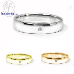 แหวนเพชร-แหวนเงิน-เพชรสังเคราะห์-เงินแท้-แหวนหมั้น-แหวนแต่งงาน-R1275cz