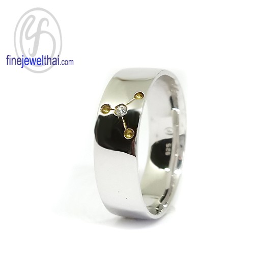 แหวนราศี-ราศีกรกฏ-แหวนเพชร-แหวนเงินแท้-Finejewelthai-R1276cz_07 แหวนราศี-ราศีกรกฏ-แหวนเพชร-แหวนเงินแท้-Finejewelthai-R1276cz_07