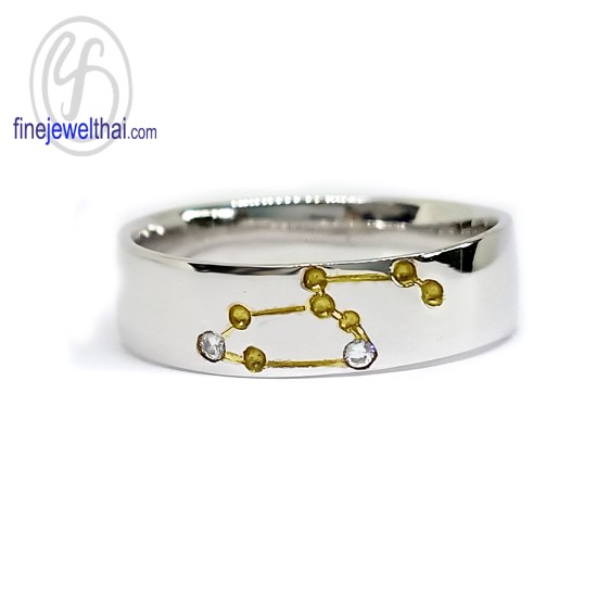แหวนราศี-ราศีสิงห์-แหวนเพชร-แหวนเงินแท้-Finejewelthai-R1276cz_08 แหวนราศี-ราศีสิงห์-แหวนเพชร-แหวนเงินแท้-Finejewelthai-R1276cz_08