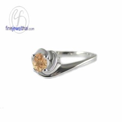 แหวนซิทริน-แหวนเงิน-ซิทรินแท้-เงินแท้925-แหวนพลอย-R1288ct แหวนซิทริน-แหวนเงิน-ซิทรินแท้-เงินแท้925-แหวนพลอย-R1288ct