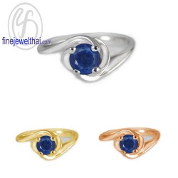 แหวนไพลิน-แหวนเงิน-ไพลินแท้-เงินแท้925-แหวนพลอย-R1288bl