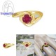 แหวนทับทิม-แหวนเงิน-ทับทิมแท้-เงินแท้925-แหวนพลอย-R1288rb