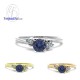 Blue-Sapphire-Diamond-CZ-Silver-Birthstone-Ring-Finejewelthai-R1292bl