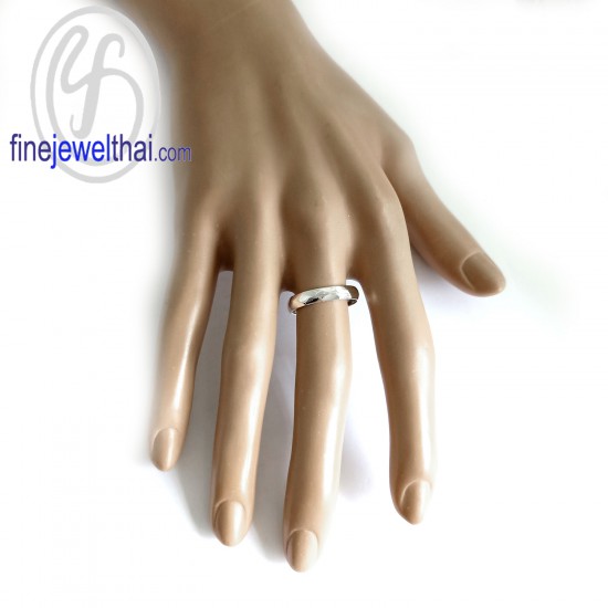 แหวนทองคำขาว-แหวนเกลี้ยง-แหวนหมั้น-แหวนแต่งงาน-Finejewelthai-R1297WG