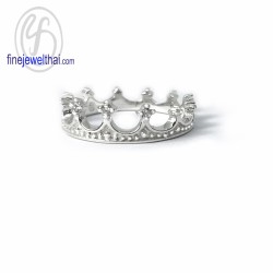 แหวนมงกุฎ-แหวนเจ้าหญิง-แหวนเพชร-แหวนเงินแท้-Finejewelthai-R1308cz แหวนมงกุฎ-แหวนเจ้าหญิง-แหวนเพชร-แหวนเงินแท้-Finejewelthai-R1308cz