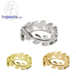 แหวนเงิน-เงินแท้-แหวนใบมะกอก-R131400