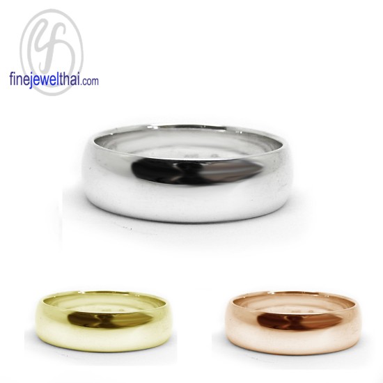 แหวนเงิน-แหวนเกลี้ยง-เงินแท้-R134500 แหวนเงิน-แหวนเกลี้ยง-เงินแท้-R134500