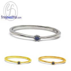แหวนไพลิน-แหวนเงิน-ไพลินแท้-เงินแท้925-แหวนพลอย-R1360bl